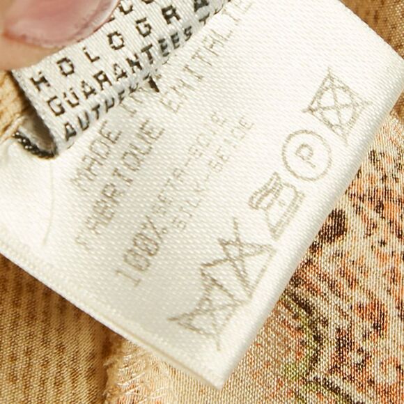 Roberto Cavalli Beige Paisley Print Silk Neck Tie Detail Dress Xs - Picture 5 of 5